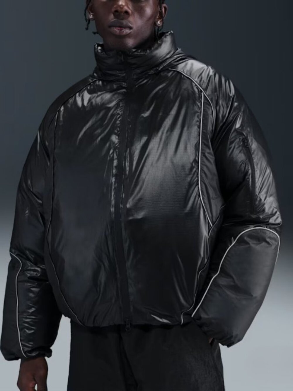 Nike Tech Bubble Jacket Black Anthracite Iron Men Sz (M-L-XL) LII3869-010 $450
